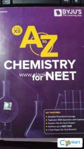 A to Z CHEMISTRY NEET BOOKS OF BYJUS