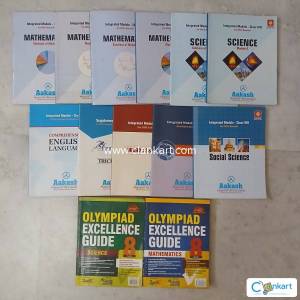 Aakash Class 8 Modules Set (11 Books) + Silverzone Olympiad Guides