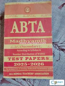 Abta madhyamik test paper 2025-2026
