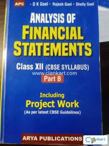 Accountancy- Analysis of Financial Statements Part B for Class 12 CBSE