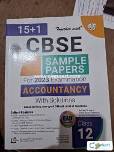Accountancy Class 12 SAMPLE PAPERS
