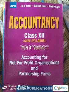 Accountancy Class- XII (Part-A) Vol-I D.K. GOEL