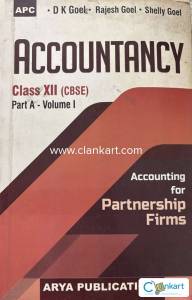 Accountancy Class- XII (Part-A) Vol-I NCERT