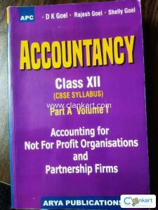 Accountancy Part A Vol 1 (Accounting For Partnership Firms) class 12th