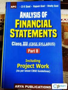 Accountancy Part A Vol 3 (Analysis of Financial Statements) class 12th