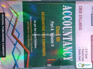 Accountancy Part A- Vol II Class XII