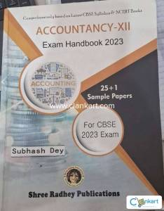 Accountancy -XII Exam Handbook 2023 Subhash Day 25+1 Sample papers