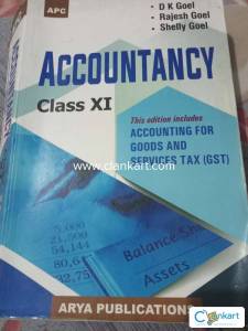 Accountancy class 11 edition includes GST