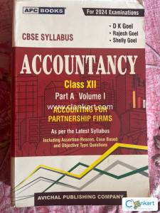 Accountancy for class 12 commerce