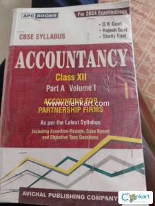 Accountancy part A volume 1 class 12
