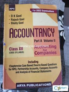 Accountancy vol-2 class 12 in good condition
