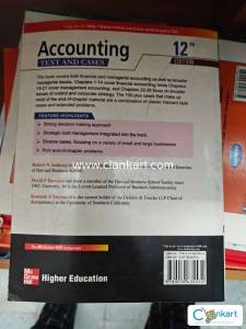 Accounting Text and Cases