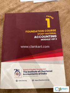 Accounting for CA Foundation Course