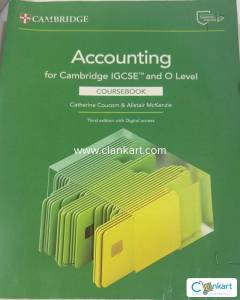 Accounting for Cambridge IGCSE Coursebook 3rd edition