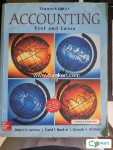 Accounting text and cases 13 ed Anthony merchant