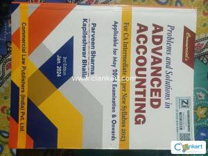 Adv acc book for CA inter students