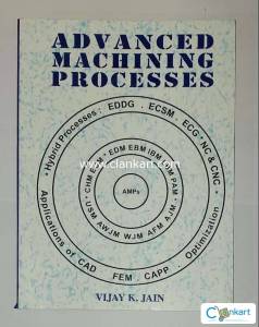 Advance Machining Processes Book By Jain