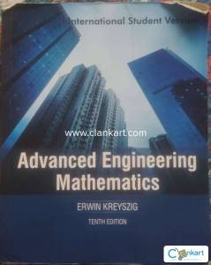Advanced Engineering Mathematics 10th edition by Erwin Kreyszig