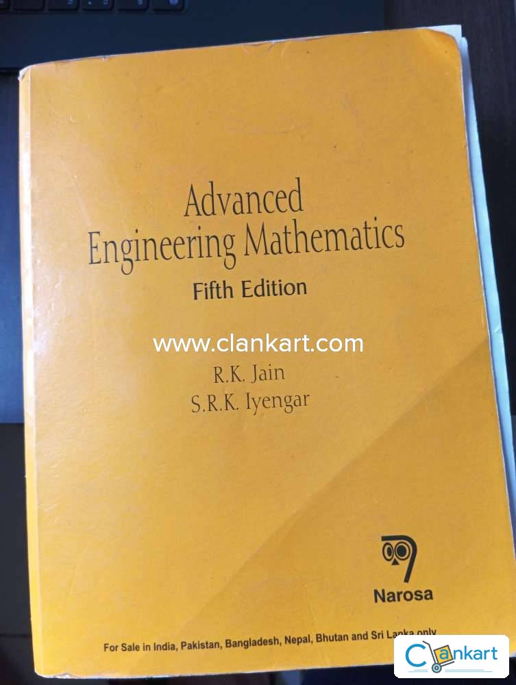 Buy 'Advanced Engineering Mathematics' Book In Excellent Condition At ...