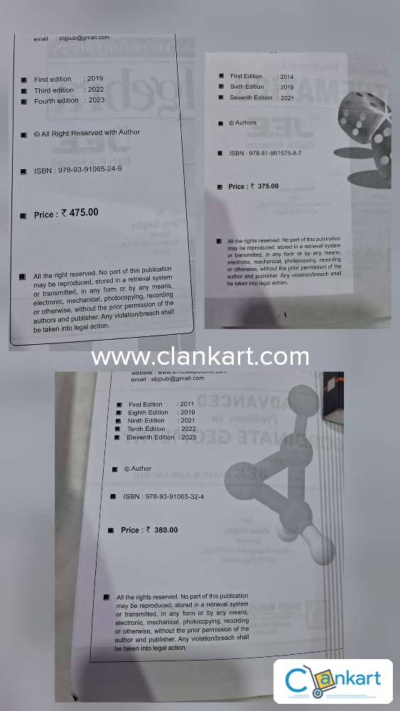 Buy 'Advanced Problems In Mathematics, Algebra,Coordinate Geometry For ...