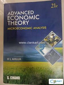Advanced economic theory, H L Ahuja