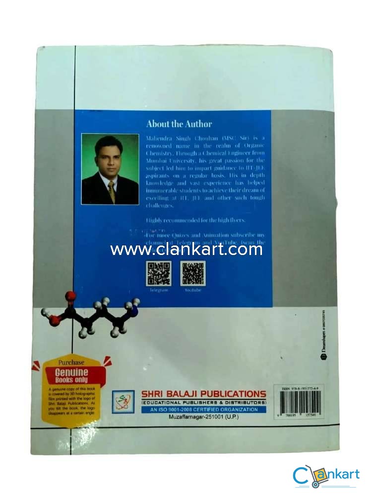 Buy advanced problems in organic chemistry for jee book in excellent