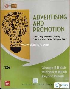 Advertising and Promotion (Belch, Purani) McGrawhill 12e