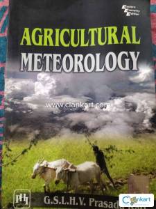 Agricultural Meteorology-like new book