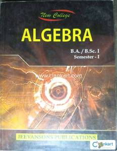 Algebra Book BA/B.Sc 1st year, 1st semester