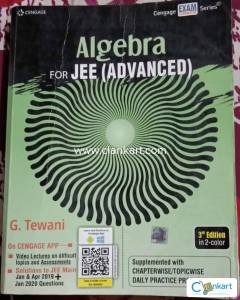 Algebra FOR JEE (ADVANCED) By G.TEWANI