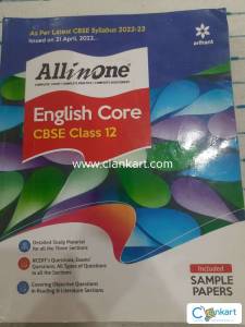 All In One Class 12 English Core with Sample Papers
