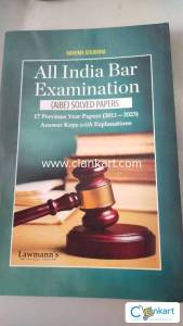 All India Bar Examination Solved Papers with explanation 2025 edn