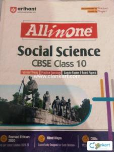 All in One Arihant Social Science for Class 10 CBSE IMP Highlighted