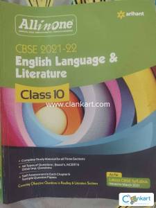 All in One -CBSE English literature and language book (2021-22)