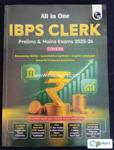 All in One IBPS CLERK Prelims & Mains Exams 2025-26