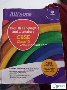 All in one Arihant english language and literature
