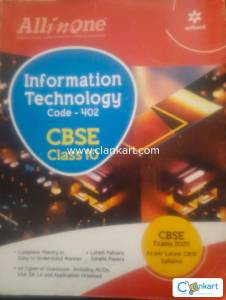All in one arihant  class 10 information technology book  2024