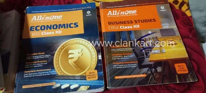All in one business studies and economics CBSE class 12th 2019 combo