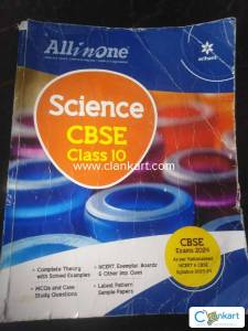 All in one science class 10th 2023-24 edition at 40% off from the mrp