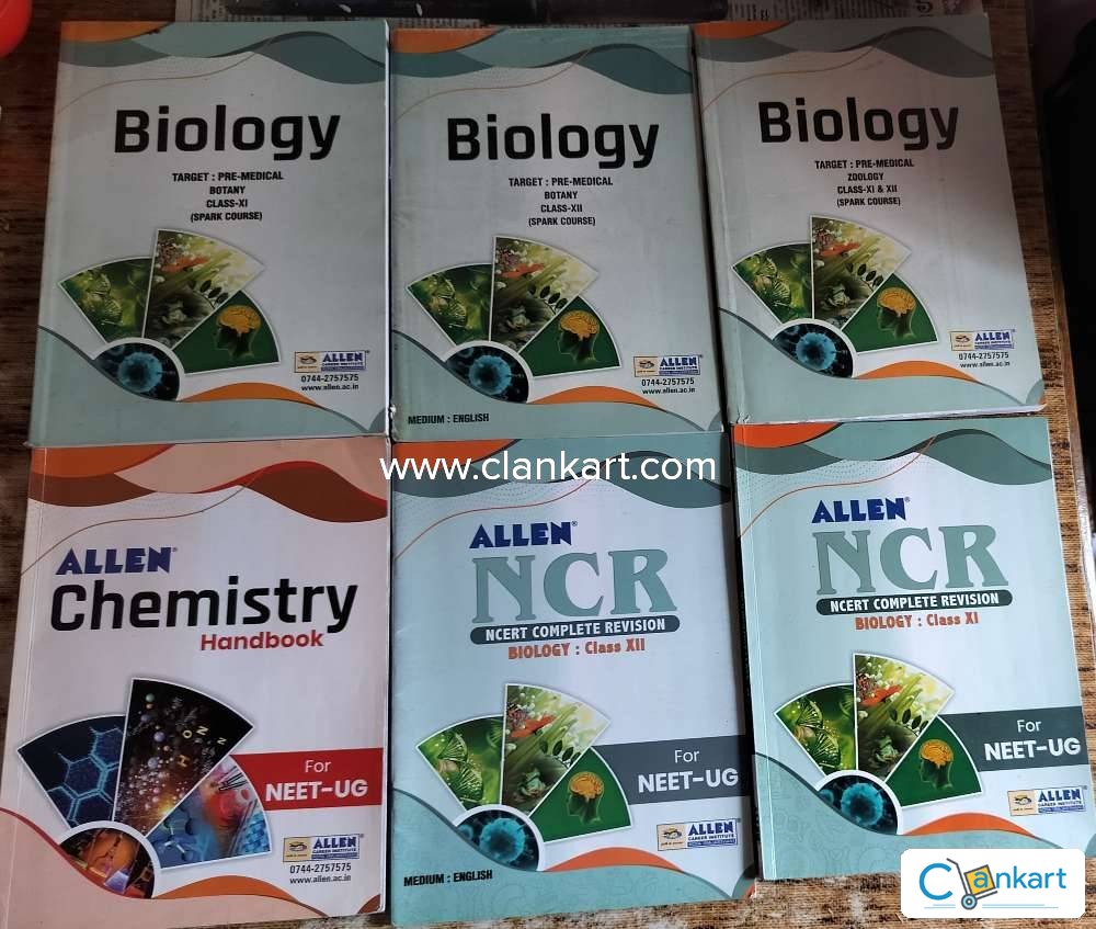 ALLEN SPARK COURSE MATERIALS FOR NEET WITH 10 YEARS PYQS OF NEET