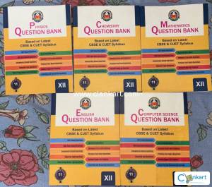 Amity  CBSE question bank for class 12(phy+chem+math+eng+cs)