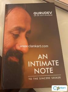 An Intimate Note to the Sincere Seeker guru Sri Sri Ravi Shankar