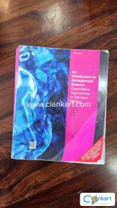 An Introduction to Management Science: Quantitative Approaches to Deci