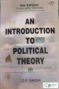An introduction to political theory OP Gauba