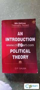 An introduction to political theory by o.p gauba