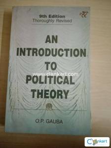 An introduction to political theory o p gauba