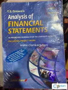 Analysis Of Financial Statements By TS Grewal For Class 12
