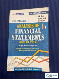 Analysis of Financial Statements Class XII, Part-B