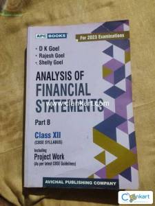 Analysis of Financial Statements Class XII, Part-B