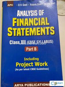 Analysis of financial statement dk goel class 12